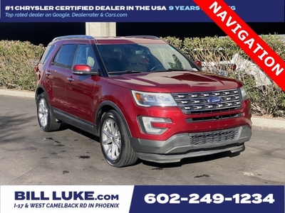 PRE-OWNED 2016 FORD EXPLORER LIMITED WITH NAVIGATION & 4WD