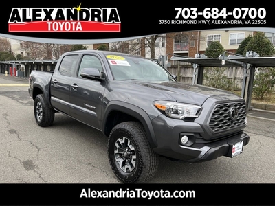 Certified 2022 Toyota Tacoma 4x4 Double Cab for sale in ALEXANDRIA, VA 22305: Truck Details - 673401467 | Kelley Blue Book