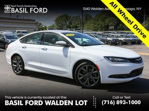 Used 2016 Chrysler 200 S With Navigation & AWD