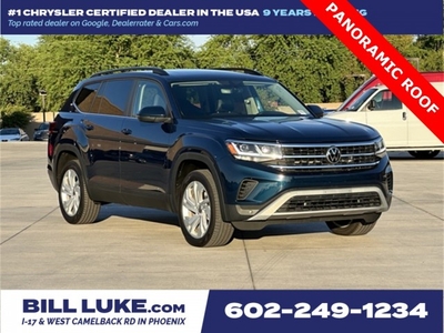 PRE-OWNED 2021 VOLKSWAGEN ATLAS 3.6L V6 SE W/TECHNOLOGY