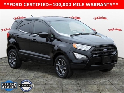 Certified Used 2020 Ford EcoSport S FWD