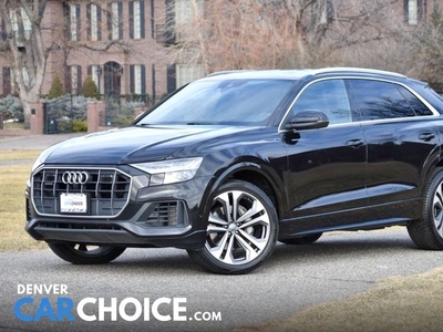 2019 Audi Q8 3.0T quattro Prestige ONE OWNER - HEATED & COOLED SEATS - NIGHT VISION - HEADS UP D for sale in Denver, CO