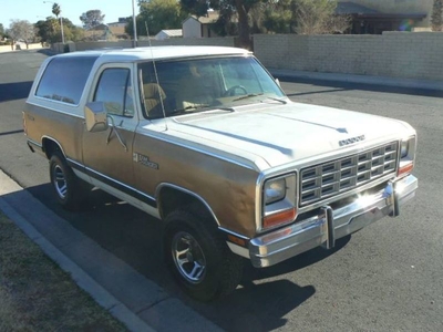FOR SALE: 1986 Dodge Ramcharger $15,395 USD