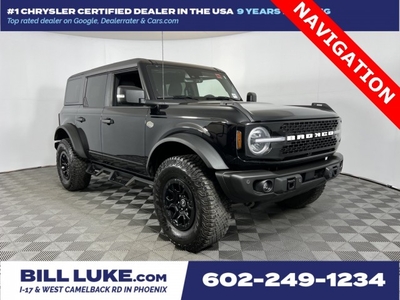 PRE-OWNED 2023 FORD BRONCO WILDTRAK WITH NAVIGATION & 4WD