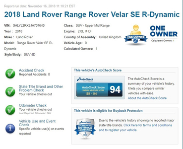 2018 Land Rover Range Rover Velar P250 SE R-Dynamic in Omaha, NE