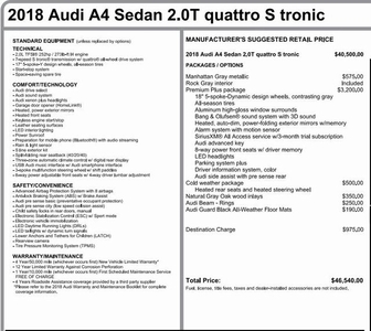 Used 2018 Audi A4 2.0T Premium Plus quattro