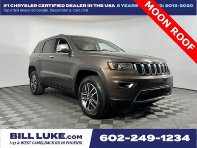 CERTIFIED PRE-OWNED 2021 JEEP GRAND CHEROKEE LIMITED WITH NAVIGATION & 4WD