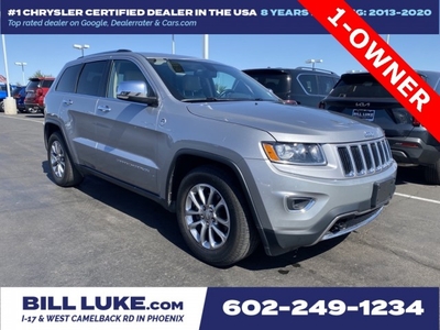 PRE-OWNED 2015 JEEP GRAND CHEROKEE LIMITED WITH NAVIGATION & 4WD