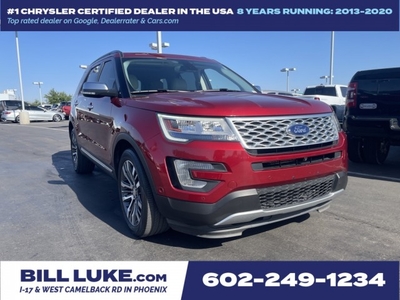 PRE-OWNED 2017 FORD EXPLORER PLATINUM WITH NAVIGATION & 4WD