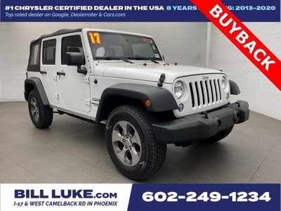 PRE-OWNED 2017 JEEP WRANGLER