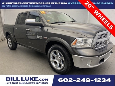 PRE-OWNED 2017 RAM 1500 LARAMIE WITH NAVIGATION & 4WD