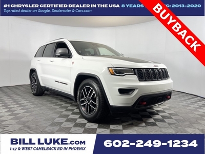 PRE-OWNED 2021 JEEP GRAND CHEROKEE TRAILHAWK WITH NAVIGATION & 4WD