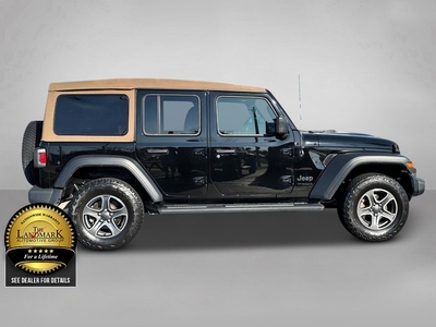 2020 Jeep Wrangler Unlimited Black and Tan 4x4 in Springfield, IL