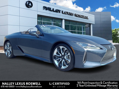 Certified 2021 Lexus LC 500 Convertible w/ Touring Package