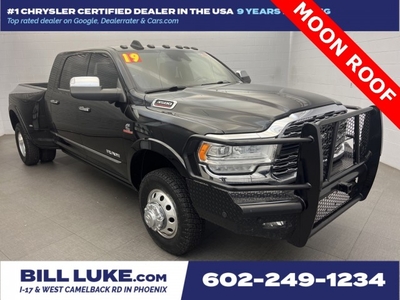 PRE-OWNED 2019 RAM 3500 LIMITED WITH NAVIGATION & 4WD