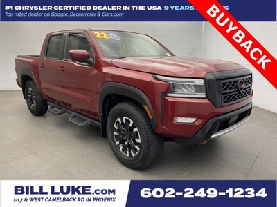 PRE-OWNED 2022 NISSAN FRONTIER PRO-4X WITH NAVIGATION & 4WD