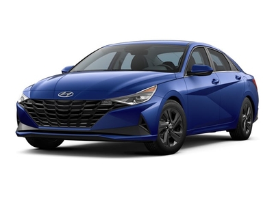 2023 Hyundai Elantra Hybrid Blue Sedan