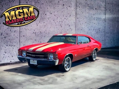 FOR SALE: 1971 Chevrolet Chevelle 454 BIG BLOCK TH400 12 BOLT PS AC GREAT PAINT! $52,754 USD