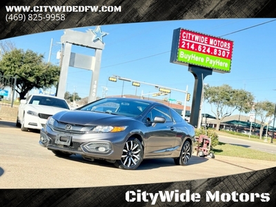 2014 Honda Civic EX L w/Navi 2dr Coupe for sale in Garland, TX