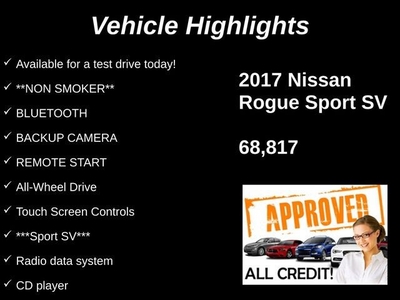 2017 Nissan Rogue Sport SV in Fort Wayne, IN