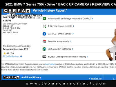 2021 BMW 7-Series 750i xDrive in Dallas, TX