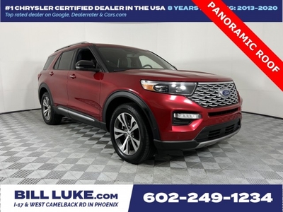 PRE-OWNED 2020 FORD EXPLORER PLATINUM WITH NAVIGATION & 4WD