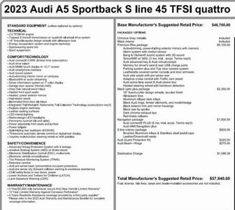 Certified Used 2023 Audi A5 45 S line Premium Plus quattro