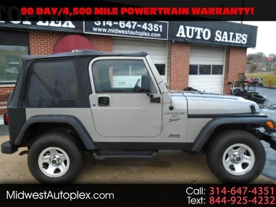 2001 Jeep Wrangler 4WD 2dr Sport for sale in Saint Louis, MO