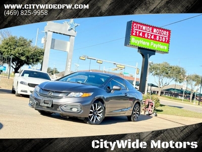 2014 Honda Civic EX L w/Navi 2dr Coupe for sale in Garland, Texas, Texas