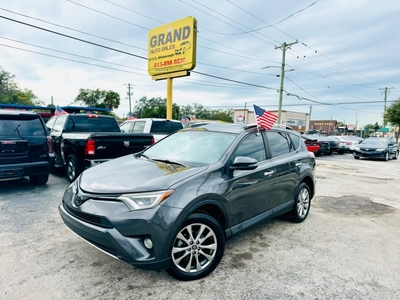 2016 TOYOTA RAV4 LIMITED for sale in Tampa, FL