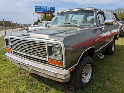 1988 Dodge Ramcharger 100 2DR 4WD SUV For Sale