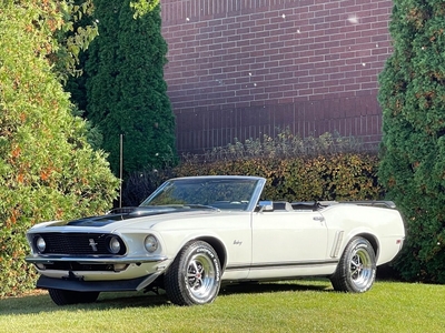 1969 Ford Mustang Hard TO Find White V8-Nice Car Priced Well
