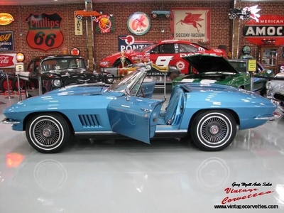 1967 Chevrolet Corvette Convertible Marina Blue 300HP