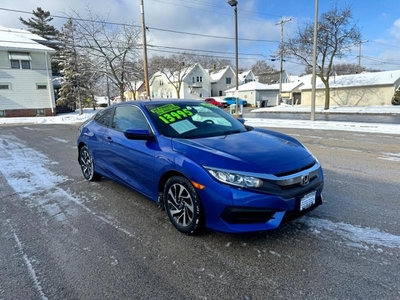 2017 Honda Civic LX Coupe CVT for sale in Milwaukee, Wisconsin, Wisconsin