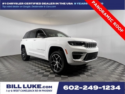 CERTIFIED PRE-OWNED 2022 JEEP GRAND CHEROKEE SUMMIT RESERVE 4XE WITH NAVIGATION & 4WD