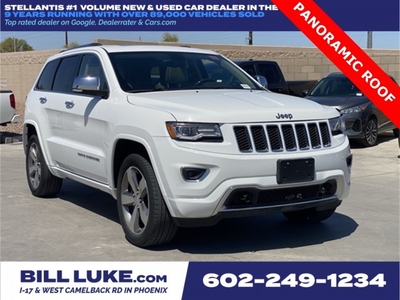 PRE-OWNED 2014 JEEP GRAND CHEROKEE OVERLAND WITH NAVIGATION & 4WD