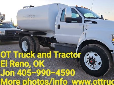 2017 Ford F-650 2000 gallon Water Truck 2k Sprayer Tank 6.8L Gas $54,900