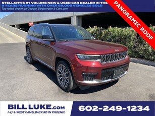 CERTIFIED PRE-OWNED 2021 JEEP GRAND CHEROKEE L SUMMIT WITH NAVIGATION & 4WD