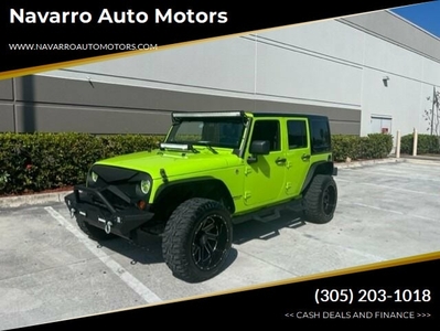 2013 Jeep Wrangler Unlimited Sport 4x4 4dr SUV for sale in Hialeah, FL