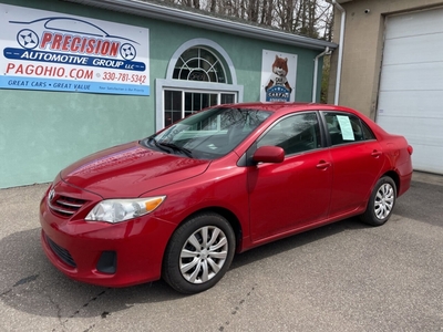 2013 Toyota Corolla LE 4dr Sedan 4A for sale in Youngstown, OH