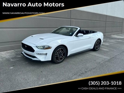 2020 Ford Mustang EcoBoost Premium 2dr Convertible for sale in Hialeah, FL
