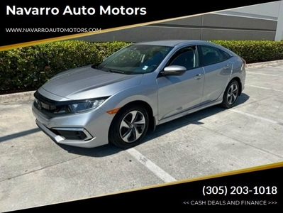 2020 Honda Civic LX 4dr Sedan CVT for sale in Hialeah, FL