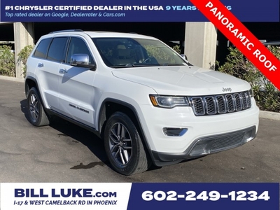 PRE-OWNED 2017 JEEP GRAND CHEROKEE LIMITED WITH NAVIGATION & 4WD