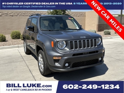 CERTIFIED PRE-OWNED 2022 JEEP RENEGADE LIMITED WITH NAVIGATION & 4WD