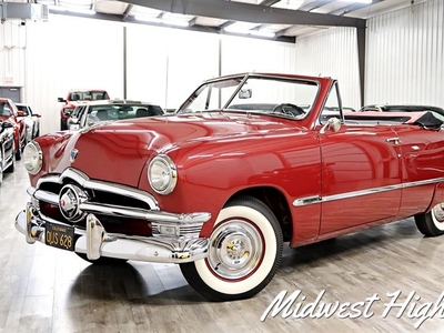 1950 Ford Custom Convertible Show Quality! Convertible 2-DR for sale in Rockford, Illinois, Illinois