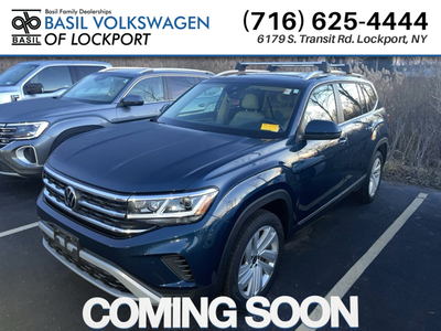 Certified Used 2021 Volkswagen Atlas 2.0T SEL With Navigation & AWD