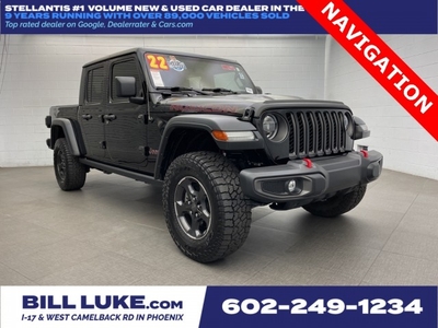 CERTIFIED PRE-OWNED 2022 JEEP GLADIATOR RUBICON WITH NAVIGATION & 4WD