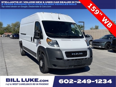 PRE-OWNED 2022 RAM PROMASTER 2500 HIGH ROOF 159 WB