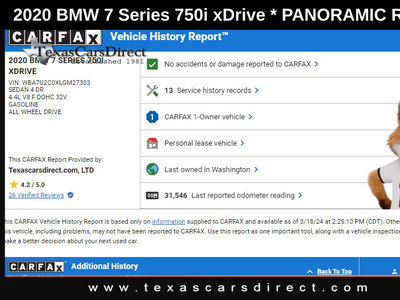 2020 BMW 7-Series 750i xDrive in Dallas, TX