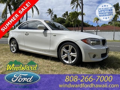 2013 BMW 1 Series 128I 2DR Coupe